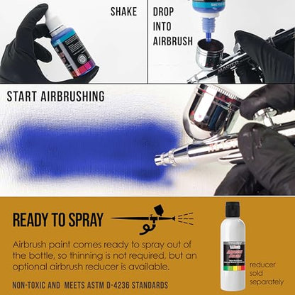 Opaque Ochre Acrylic Airbrush Paint