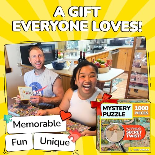 Jigsaw Puzzles 1000 Pieces with Storytelling Comics