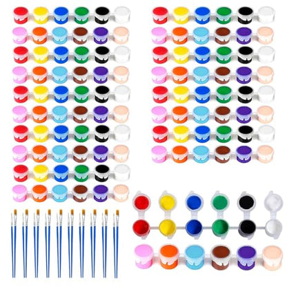 10 Pack Mini Acrylic Paint Set (10 Count)