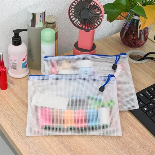 10 Pcs Zipper File Bags (10 Count)