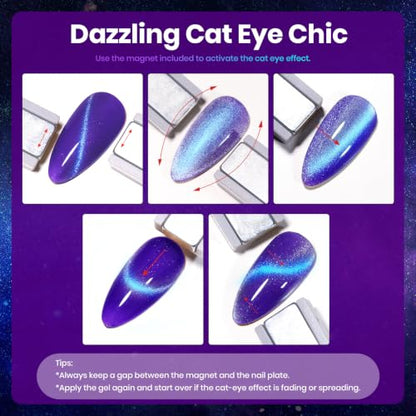 Beetles Cat Eye Gel Nail Polish Set