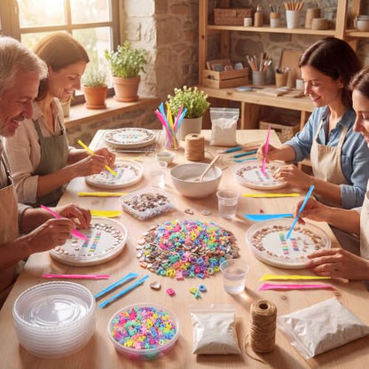 12 Kit DIY Stepping Stone Mold 10 Inch for Garden (12 Count)