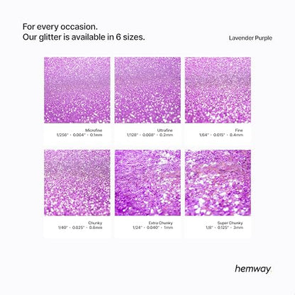 Resin Glitter Lavender Purple 100g Microfine (3.5274 Ounce)