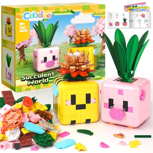 Botanicals Plants Building Blocks Toy (468 Count)