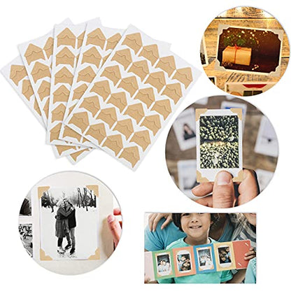 12 Sheets 288 PCS Photo Corner Stickers