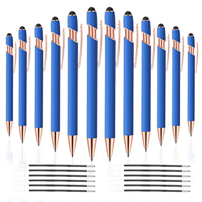 12 PCS 2 in 1 Stylus Ballpoint Pen with Stylus Tip (24 Count)