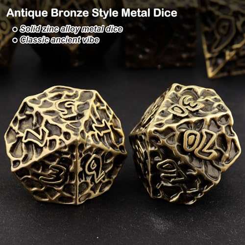 Metal DND Dice Set (7 Count)