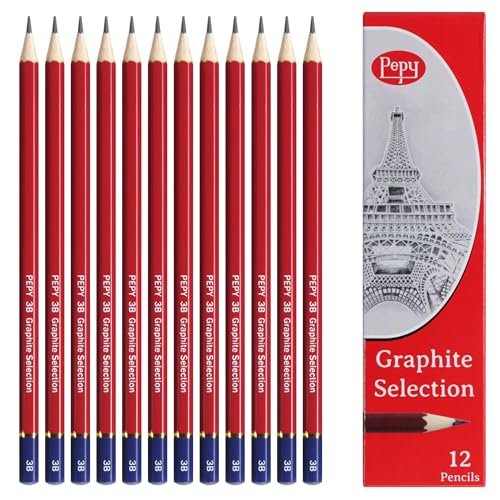 Graphite Professional Drawing Pencils (12 Count)