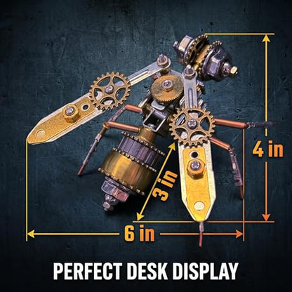 3D Metal Puzzle Kits for Adults Teens (160 Count)