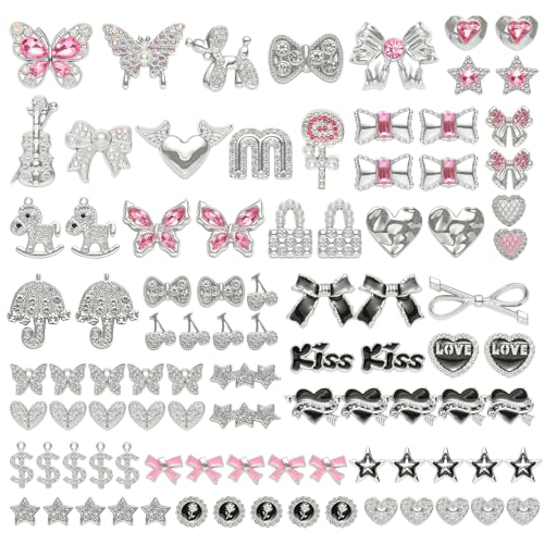 100 Pcs Big Junk Case Charms Kit for Phone Cases & Socks & Shoes