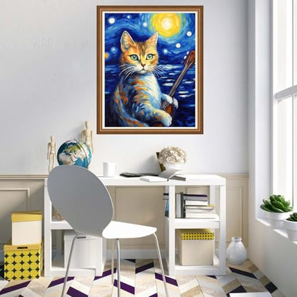 Cross Stitch Stamped Full Embroidery Kits DIY 11CT Cotton Thread Printed DIY Needlepoint Kits Craft Needlework Set Cross