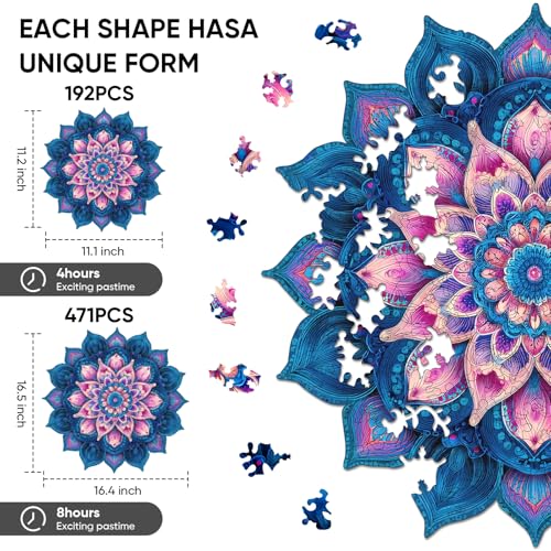 Mandala Wooden Puzzle (471 Count)
