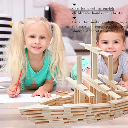Wood Craft Sticks (100 Count)