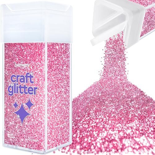 Craft Glitter Shaker Rose Pink 110g Fine (3.8 Ounce)