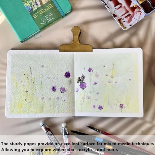 140LB Cotton Watercolor Paper Sketchbook Journal