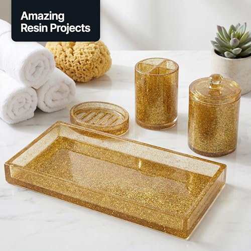 Craft Glitter Gold 100g Microfine Glitter (3.5 Ounce)