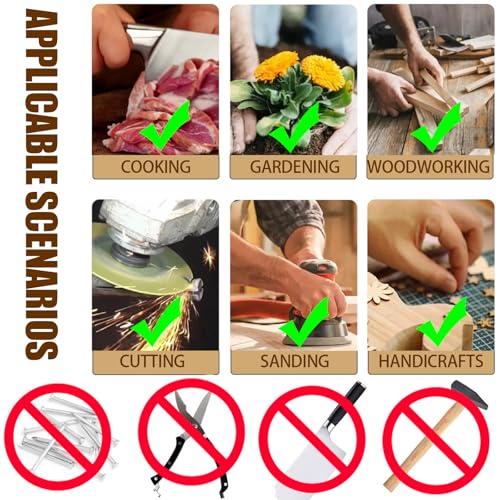 Elfzone 12PCS Finger Cots Cut Resistant Protector (12 Count)