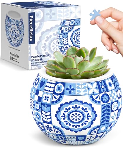 3D Puzzle Planter 80 Pieces