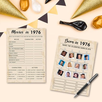 50th Birthday Party Games