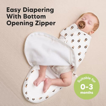 Newborn Swaddles with Zippers (3 Count)
