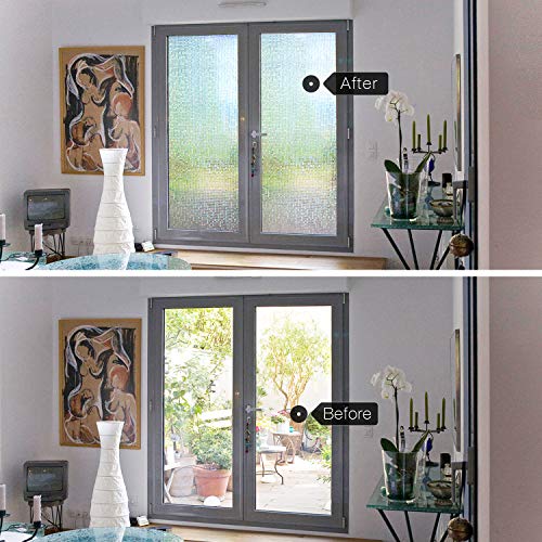 3D Decorative Window Privacy Film Non (96.76 Sq Ft)