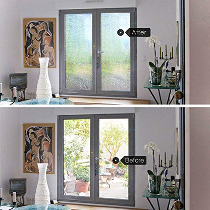 3D Decorative Window Privacy Film Non (14.34 Sq Ft)