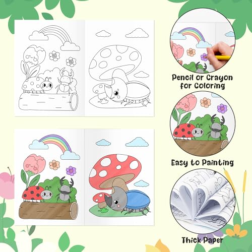Spring Insects Coloring Books (24 Count)