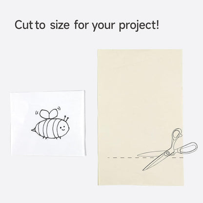 Kearing Dressmakers Tracing Paper Yellow/White Large Sized 82x57cm(32" x 22") Tracing Paper for Sewing, Fashion Design, Embroidery Tracing