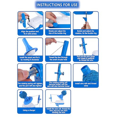 Upgrade Electric Yarn Winder