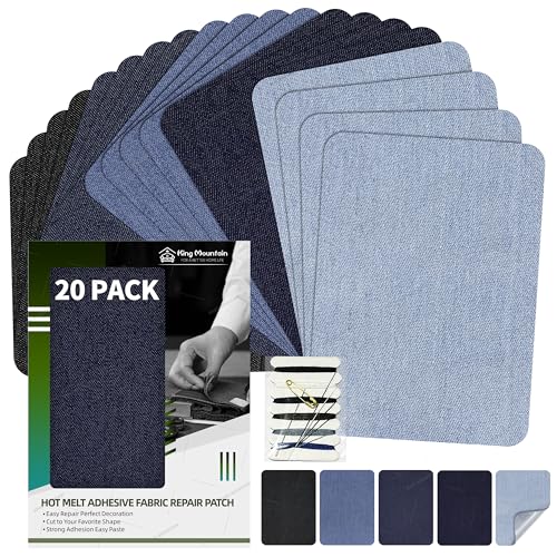 Iron on Repair Patch 20 Pcs Pack