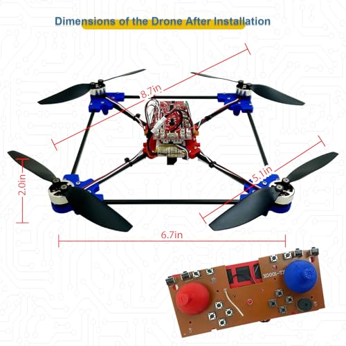DIY Drone Kit with Brushless Motor & Dual Camera