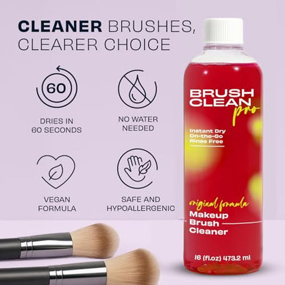 Original Rose Makeup Brush Cleaner (16 Fl Oz)