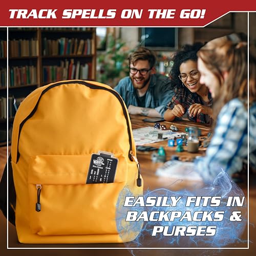 2 Pack Ultimate RPG Spell Trackers for DND with Adjustable Locking Dials (2 Count)