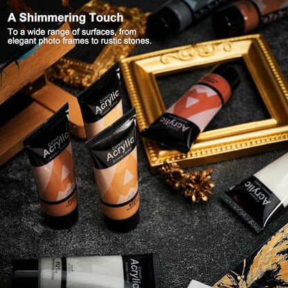Antique Bronze Acrylic Paint (4 Fl Oz)