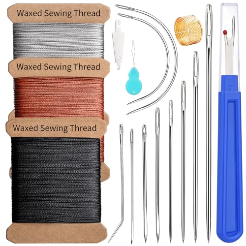 Waxed Thread 0.55mm Leather Waxed Thread Upholstery Repair Kit