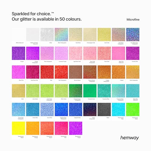 Craft Glitter Black Holographic 100g Microfine Glitter (3.5 Ounce)