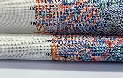 14ct Counted Cross Stitch Kits for Adults Seaside Tower Boat Printed Stamped Cross Stitch Patterns Kits Cross Stitch Supplies