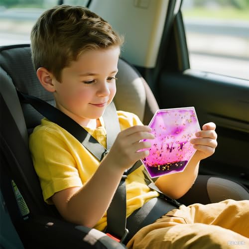 Liquid Sensory Tiles for Kids 3+ (12 Count)