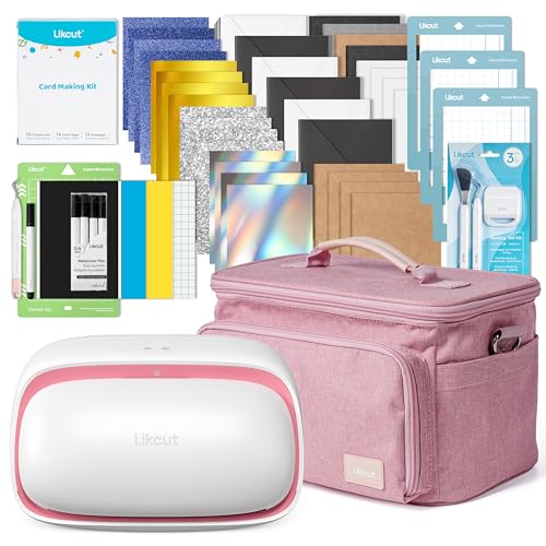 Vinyl Cutter Machine Cardstock Creator Bundle with Carrying Case
