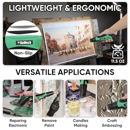 350W Heat Gun with 2 Nozzles