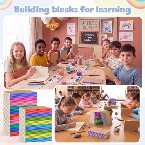 100 Pack A6 Composition Notebooks Bulk 4"x5.8" Notebooks (100 Count)
