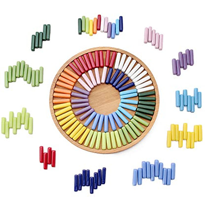 228g Assorted Colors Strips Glass Mosaic Tiles for Crafts Bulk (150 Count)