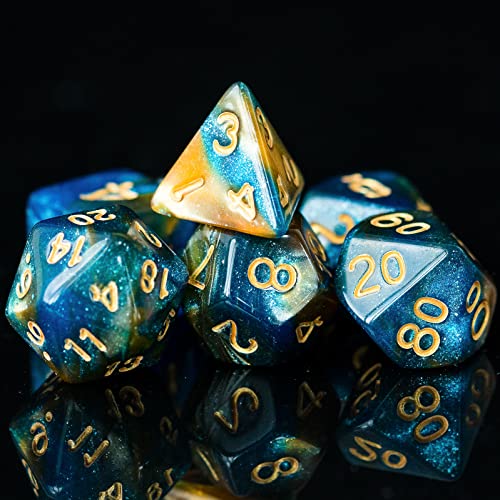 DND Dice Set D&D Polyhedral Dice for RPG (7 Count)