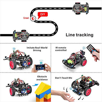 Model 3 Robot Car DIY Starter Kit for Arduino