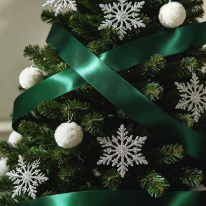 Dark Green Ribbon 4 Inch x 10 Yards Double Faced