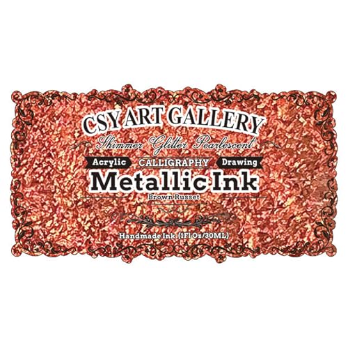 Metallic Calligraphy Inks for Artist