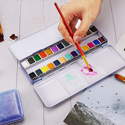 Empty Watercolor Palette