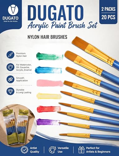 Paint Brush & Palette Set (25 Count)