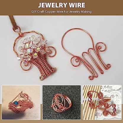 20 Gauge 0.8 mm 328 Feet 1 Pound 99.9% Dead Soft Copper Wire for Electroculture Gardening