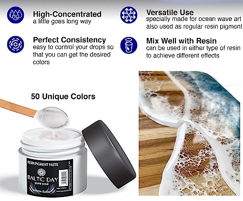 50 Color Epoxy Pigment Paste Set